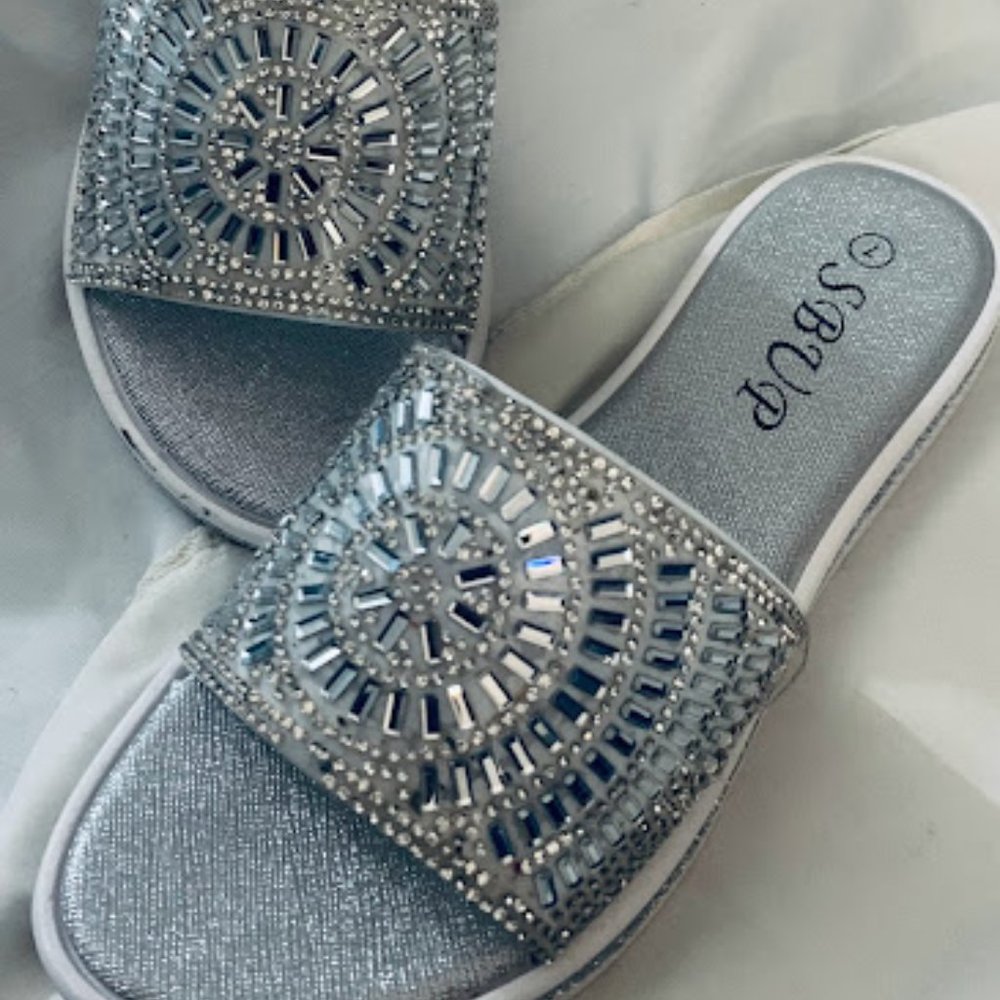 SBUP Glitter  Sandals Size 7